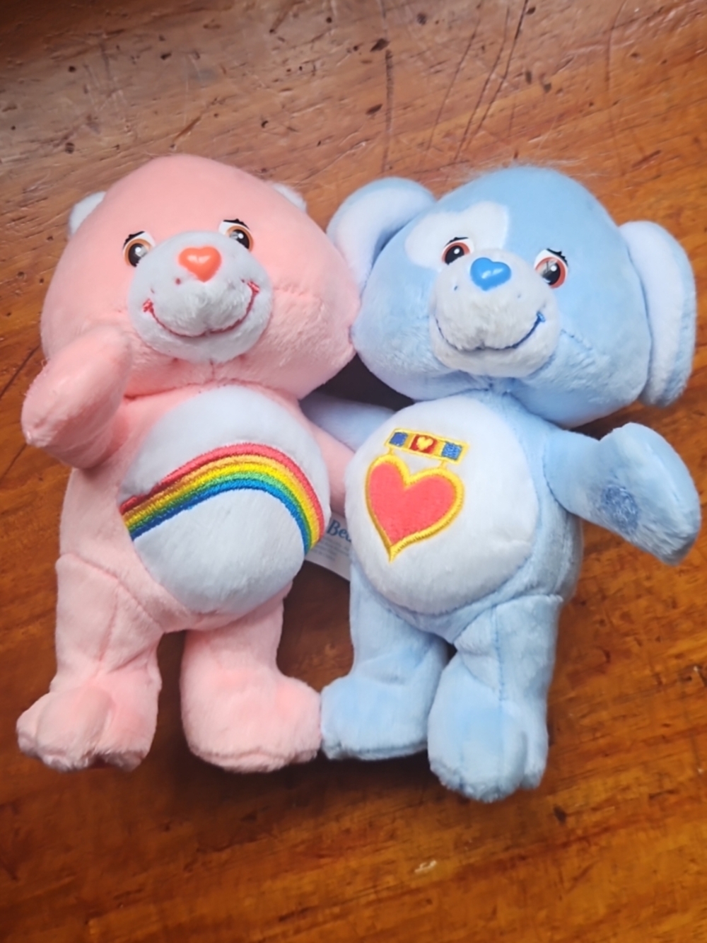 Vintage Care Bears Cuddle Pairs plush set from 2003